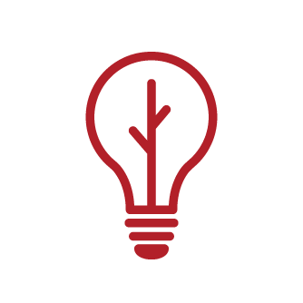 Icon of a lightbulb